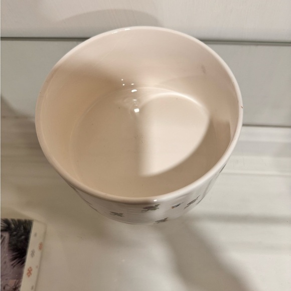 Coquette Telefloral Round Package Ceramic Jar Lavender bow - Picture 7 of 9